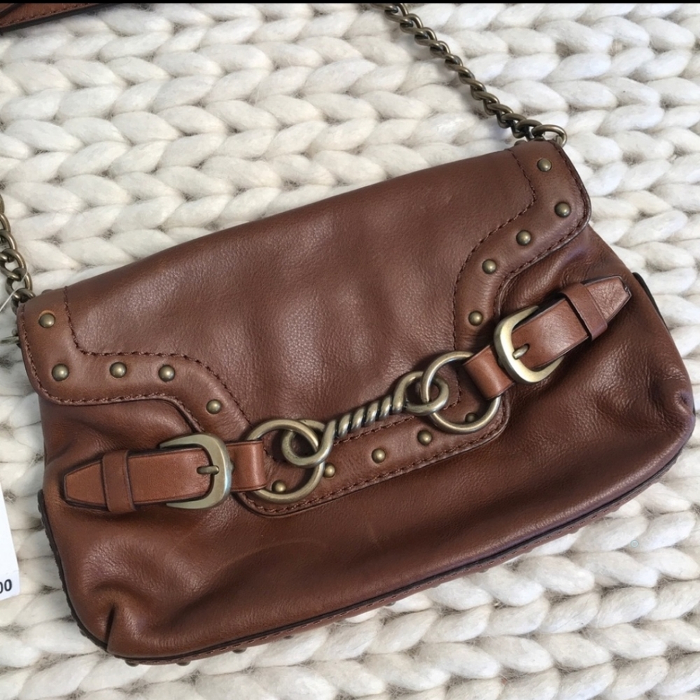 Michael Kors Big Valley Flap Leather Purse
